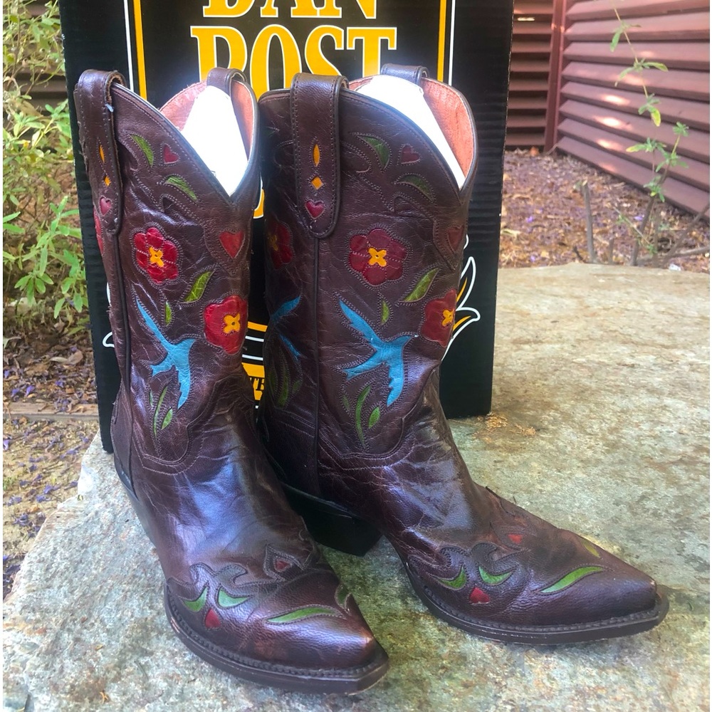 Dan Post Boots Blue Bird Hand Crafted Cushion Cumfort